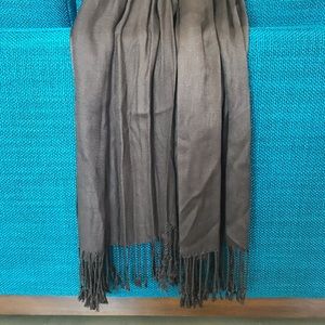 Brown Merona Scarf with Fringe